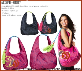 China fashional tote bag-traveling bag-red color nylon sling bag-good quanlity bag-baggage supplier