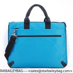 China Blue Notebook laptop carry bag new design polyester computer bag for business briefcase supplier