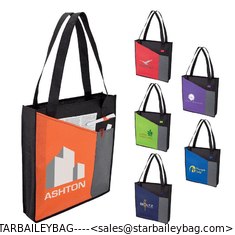 China 80gsm non woven Tote Bags, 4C prints promotional Bags, Tote Bags Sold In Bulk supplier