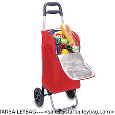 China Cart  collapsible cooler bag on Wheels - Picnic Time insulated thermal bags supplier