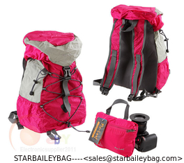 China Foldable Backpack for Climbing Camping Hiking Travel Outdoor Shoulders Bag Red supplier