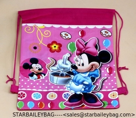 China colorfull Cartoon Drawstring,waterproof camping, 4C prints gifts Backpack School Bag supplier