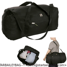 China Travelon Black Stow Away Duffel Duffle Bag Travel Lightweight Gym Carry Shoulder supplier