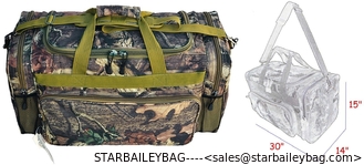 China Mossy Oak Camouflage 13&quot; 17&quot; 20&quot; 24&quot; 30&quot; Tactical Gun Range Duty Duffel Bag supplier