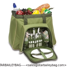 China Insulated Cooler Picnic Tote Green Outdoor Sporting Travel Food Storage supplier