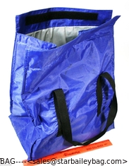 China Insulated Cooler Bag Hot Cold with Velcro Top, Nylon Straps 12&quot; X 8&quot; X 16&quot; supplier