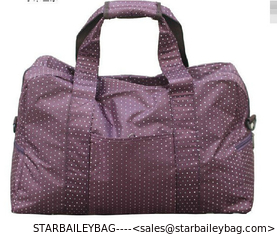 China Fashion wave point foldable travel bag, cheap travel duffle bag supplier