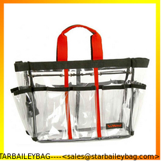 China Simple lightweight high quality clear vinyl tote bags supplier