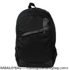 China 2014 wholesale 1680D and PU knapsack in black laptop backpack  lyrics backpack lock backpack literature backpack  leathe supplier