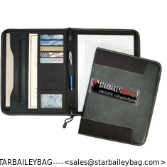 China 600D polyester / simulated leather Portfolio Briefcase supplier