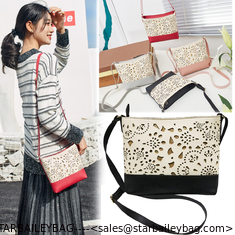 China WHOLESALES Girls Purses Hollow Out Design Shoulder Bag Cheap Price From China Supplier OEM Customized Bag Offer supplier