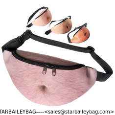 China fanny waist Bag Novelty Art Design Bag PU Leather Sexy Creative Fanny Belly Bum Pack Abdomen Art Design Waist Bag supplier