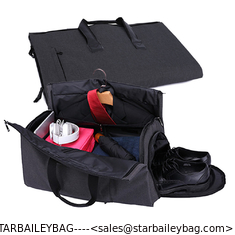 China Ready To Ship:  600D Polyester Folding Business Travel Bag Detachable Garment Suit Rolling Duffle Bag supplier