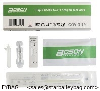 China Antigen Test Kit - 1 test per kit  Diagnostic Rapid  test kits for Sars Covid 19 - wholesales and custom CE and TUV supplier
