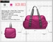 420D nylon foladble tote hand bag-travel bag-fashinal luggage-gift promotional bag supplier