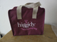 NEW COOLER BAG PROMOTIONAL HIGGIDY PIES PICNIC TOTE BAG FOOD PURPLE BEIGE CANVAS HANDLES supplier