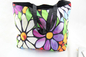 Flowers Soft Foldable Tote Women's Shopping Bag Shoulder Bag Lady Handbag Pouch supplier