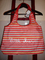 shopping LITTLE MARCEL rayé orange - Jaunty orange striped tote bag, NEW! supplier