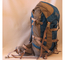 600D match silver jacquard camping rucksack hiking backpack sports bag for ourdoor-55L supplier