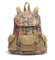 Women's Vintage colorfull prints School Bag Canvas Backpack Rucksack Satchel Travel Bag supplier