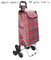 STB 6 Wheels Trolley Shopping Bag Easy For Stair Climber, Zipper Pockets Back Side supplier