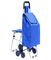 Stair Climbing Rolling Shopping Trolley Dolly Multipurpose Laundry Utility Cart with Seat-outdoor chair bag supplier