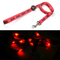 Ready To Ship: Lighting Pets Harness Sets Small Size Nylon Webbing Dog Leashes Led Flash Chest Vest Belts supplier