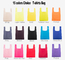 Custom 210D Polyester T-Shirt Bag Solid Color foldable shopping bag 15 color mix Foldable Promotional Totes Bag supplier