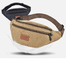 Casual Small Bum Bags Outdoor Canvas Fanny Packs for Camping Waist Bag Leisure Waist pack for Men and Women supplier